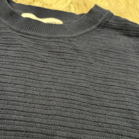 Selected Homme Horizontal Ribbed Knit Crew Pullover Sweater - Picture 3 of 7